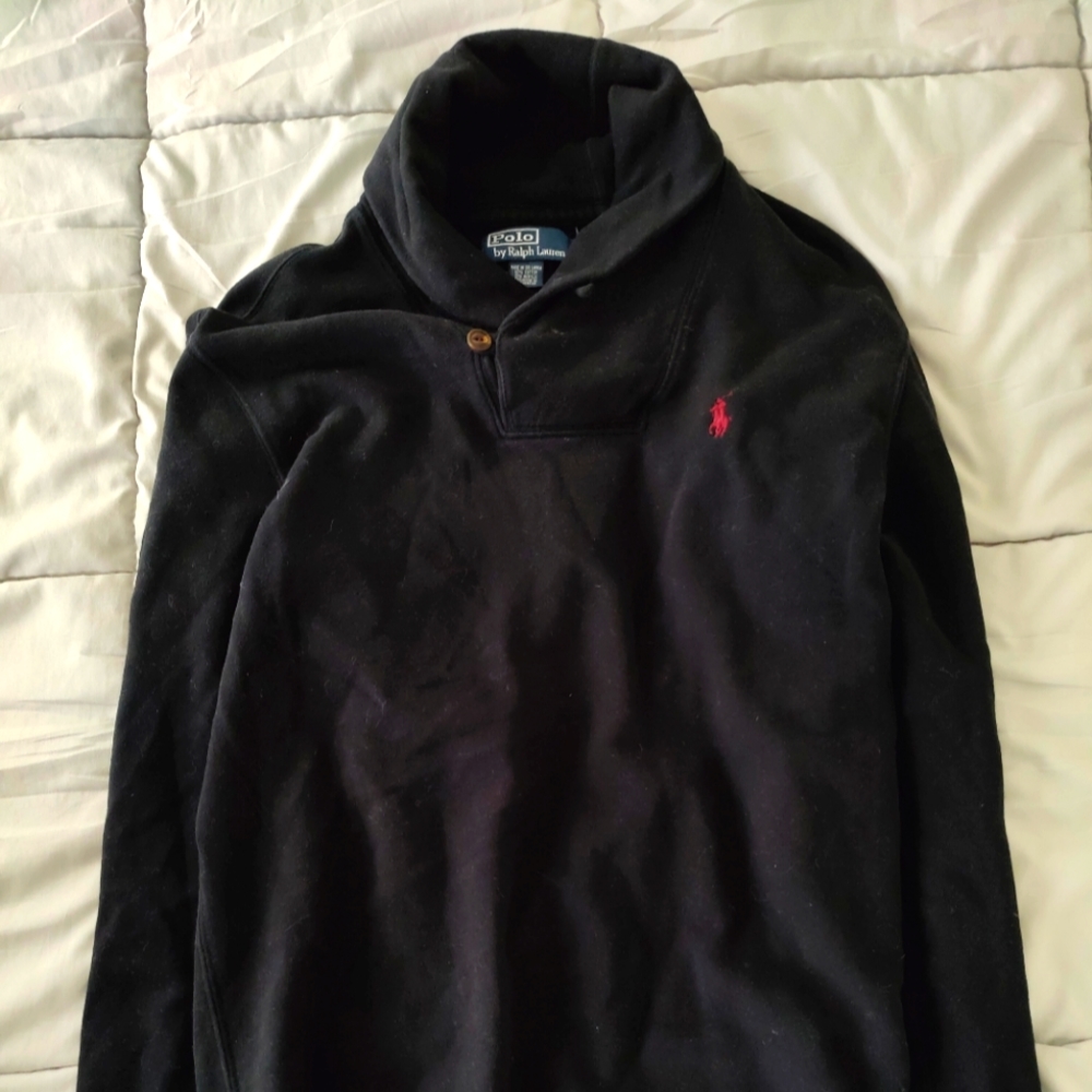 Ralph Lauren polo half button sweater